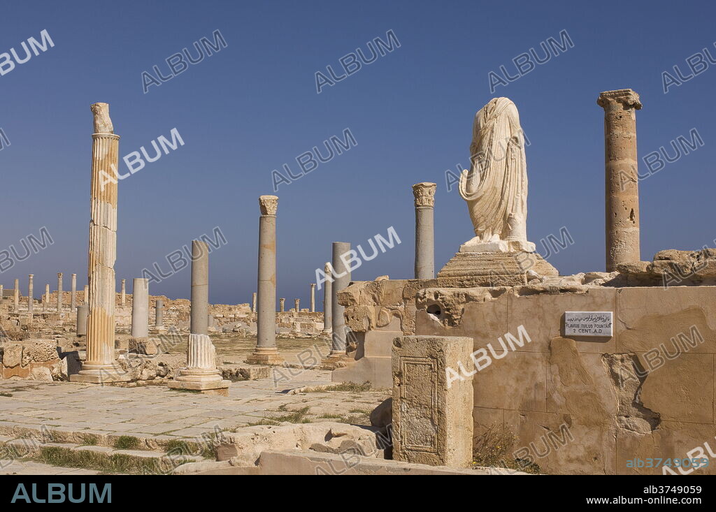Sabratha Roman site, UNESCO World Heritage Site, Tripolitania, Libya, North Africa, Africa.