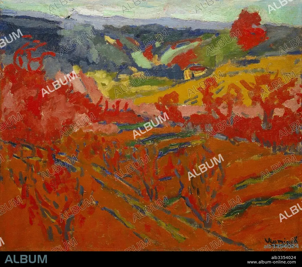 MAURICE DE VLAMINCK. Autumn Landscape. - Album alb3354024