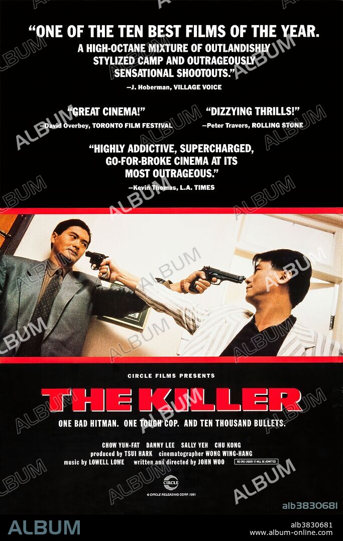 Poster of THE KILLER, 1989 (DIP HUET SEUNG HUNG), directed by JOHN WOO. Copyright MEDIA ASIA GROUP LIMITED.
