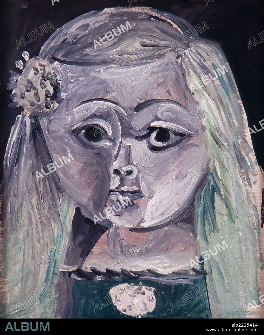 Pablo Picasso / 'Las Meninas (infanta Margarita María)', 1957, Óleo sobre lienzo, 46 x 37,5 cm, MPB 70.449.