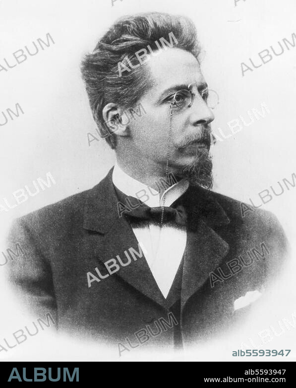 Hantzsch, Arthur Chemiker (entwickelte 1881 eine Methode zur Darstellung von Pyridinderivaten; erklärte 1890 mit A.Werner die Isomerieerscheinung von Aldoximen). Dresden 7.3.1857 - ebd. 14.3.1935. Porträtaufnahme, um 1910.