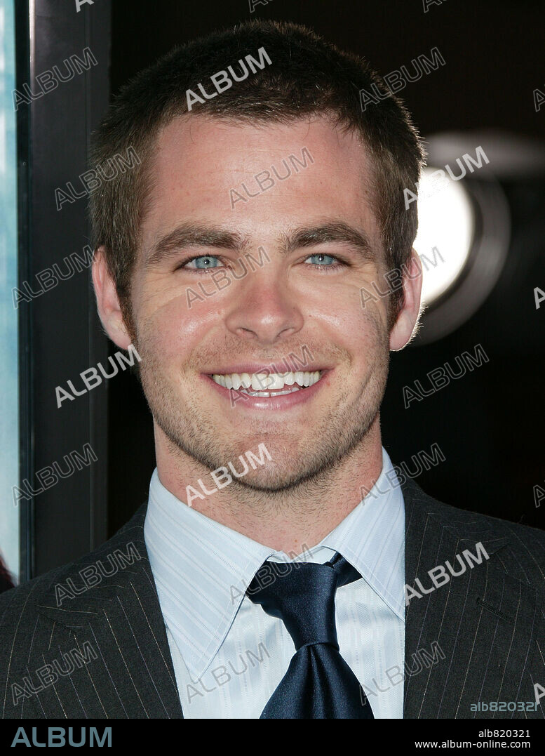 May 09, 2006; Westwood, CA, USA; Actor CHRIS PINE at the Los Angeles premiere of 'Just My Luck' held at the Mann National Theatre. Mandatory Credit: Photo by Rena Durham / KEYSTONE Pictures. (©) Copyright 2006 by ZUMA Press. 09/05/2006
