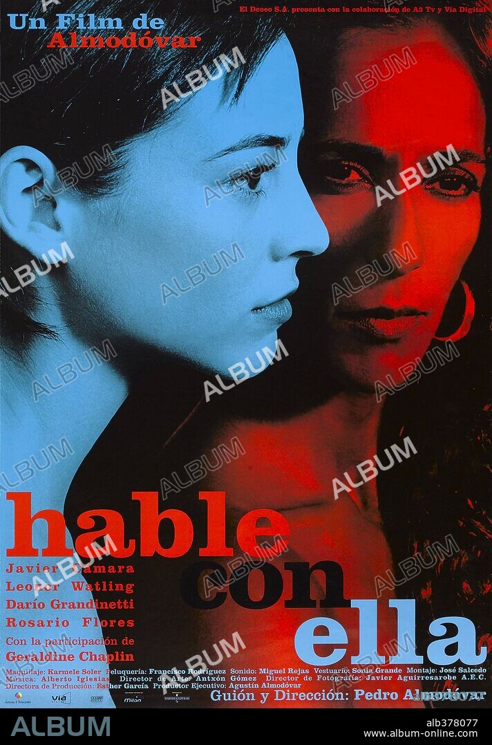 Poster de HABLE CON ELLA, 2002, dirigida por PEDRO ALMODOVAR. Copyright EL DESEO S.A / BRACHO, MIGUEL.