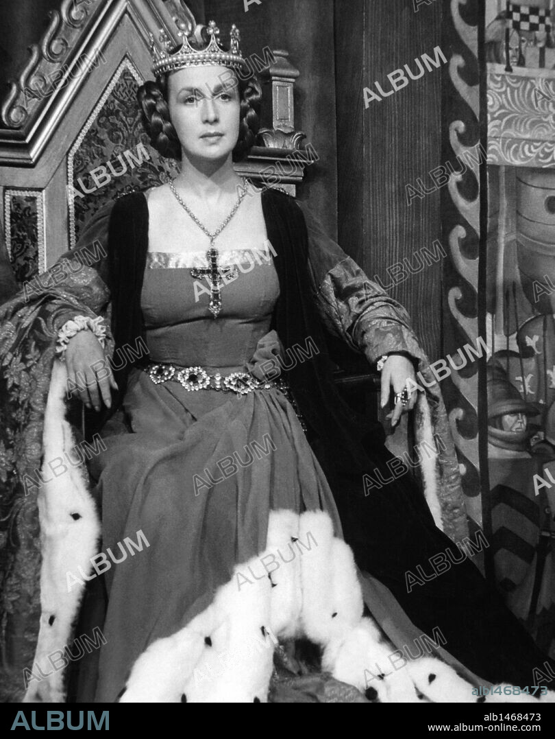 Maruchi Fresno en un fotograma de la película "CATALINA DE INGLATERRA" dirigida en 1951 por Arturo Ruíz Castillo. España.