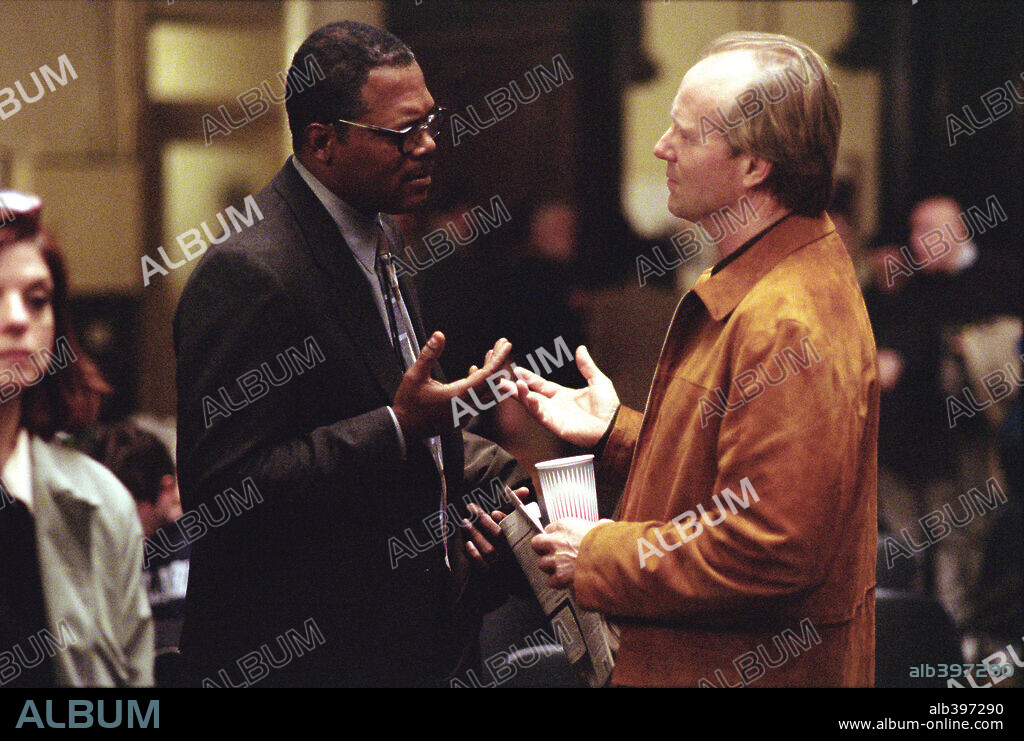 SAMUEL L. JACKSON et WILLIAM HURT dans CHANGING LANES, 2002, réalisé par ROGER MICHELL. Copyright PARAMOUNT PICTURES / HAYES, KERRY.