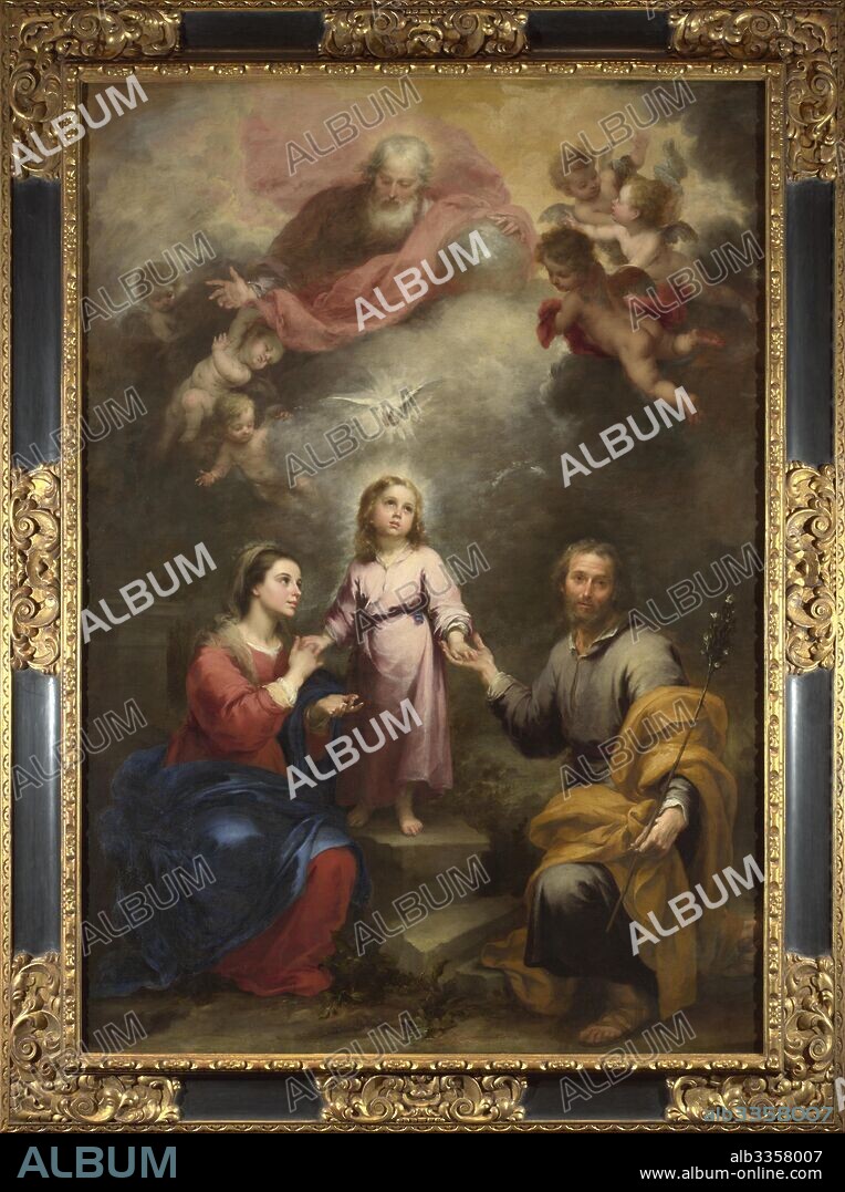 BARTOLOMÉ ESTEBAN MURILLO. The Heavenly and Earthly Trinities ("The Pedroso Murillo").