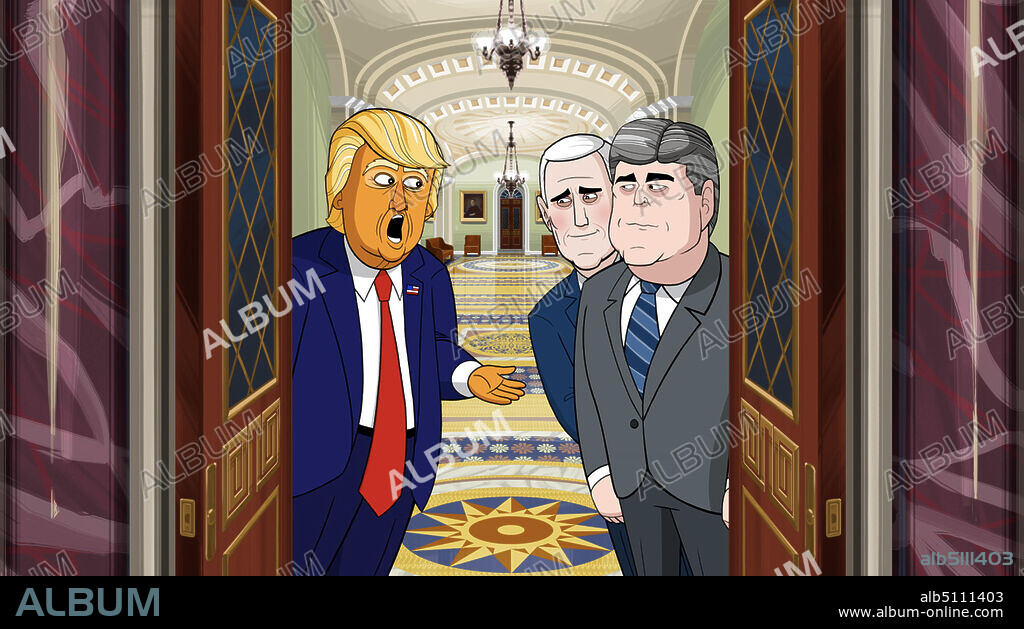 ANIMADO PRESIDENTE, 2018 (OUR CARTOON PRESIDENT), dirigida por MACK WILLIAMS y STEVE CONNER. Copyright CBS BROADCASTING/CBS TELEVISION STUDIOS/SPARTINA PRODUCTIONS.