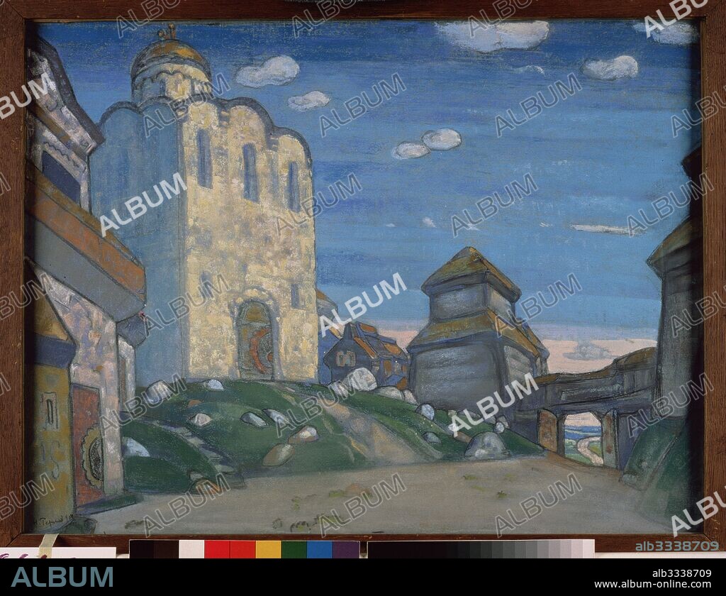 NICHOLAS ROERICH. Stage design for the opera Prince Igor by A. Borodin.