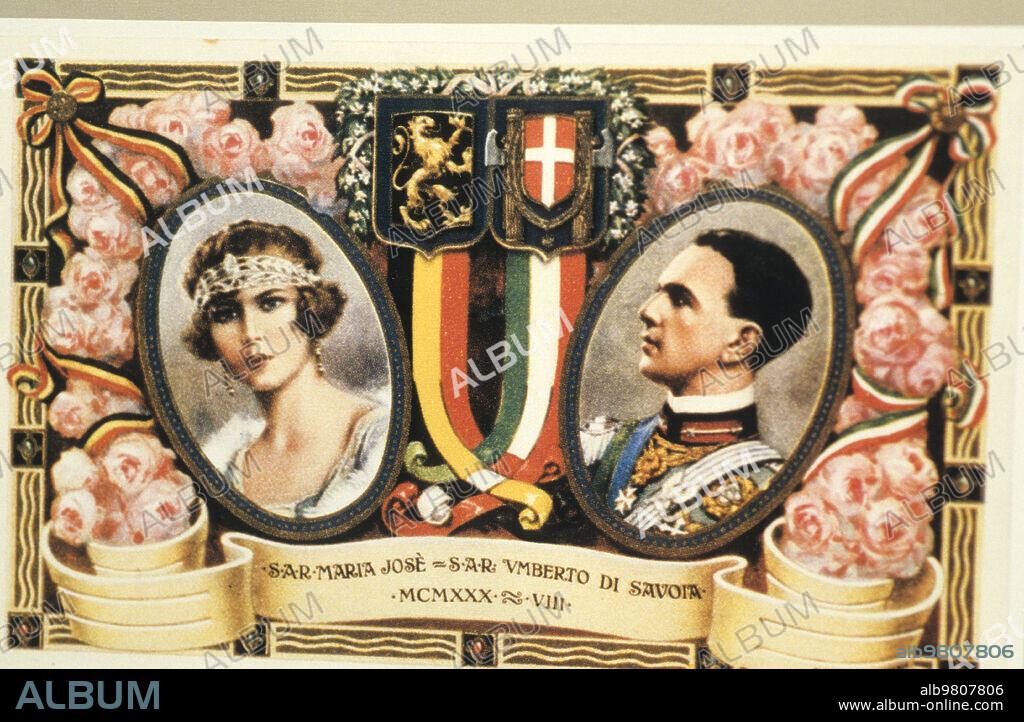 Maria jose and umberto di savoia.