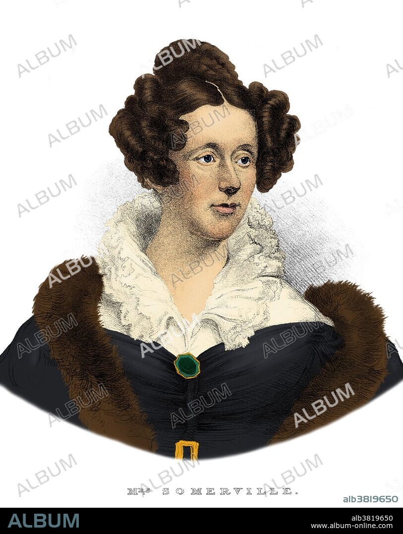 Mary Fairfax Somerville (December 26, 1780 - November 28, 1872) was a Scottish science writer and polymath, at a time when women's participation in science was discouraged. She studied mathematics and astronomy. Requested by Lord Brougham to translate for the Society for the Diffusion of Useful Knowledge the MÃ©canique CÃ©leste of Laplace, she greatly popularized its form, and its publication in 1831, under the title of The Mechanism of the Heavens, at once made her famous. Her other works are the On the Connexion of the Physical Sciences (1834), Physical Geography (1848), and Molecular and Microscopic Science (1869). In 1835, she and Caroline Herschel became the first women members of the Royal Astronomical Society. From 1835 she received a pension of 300 pound sterling from the government. In 1869 she was awarded the Victoria Medal of the Royal Geographical Society. She died in 1872 at the age of 91.