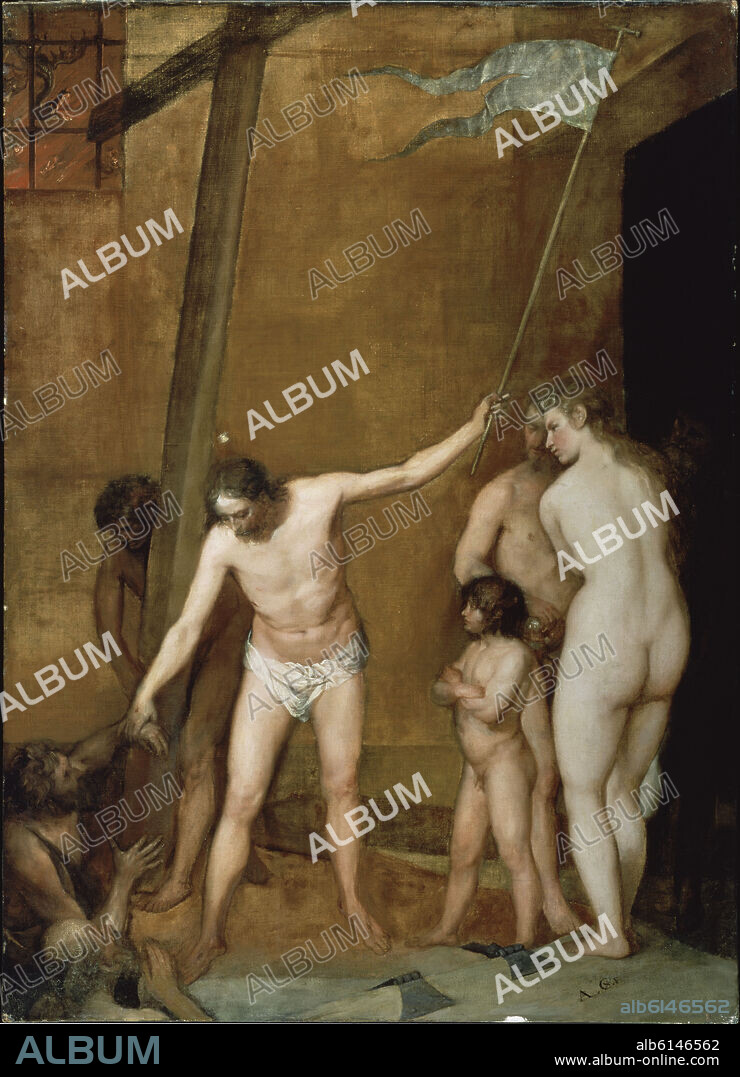 ALONSO CANO. 'Christ in Limbo', c. 1655, Oil on canvas, 167,6 x 120,6 cm.