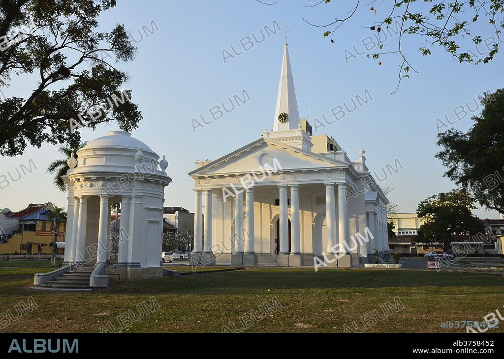 St. George's Church, George Town, UNESCO World Heritage Site, Penang, Malaysia, Southeast Asia, Asia.