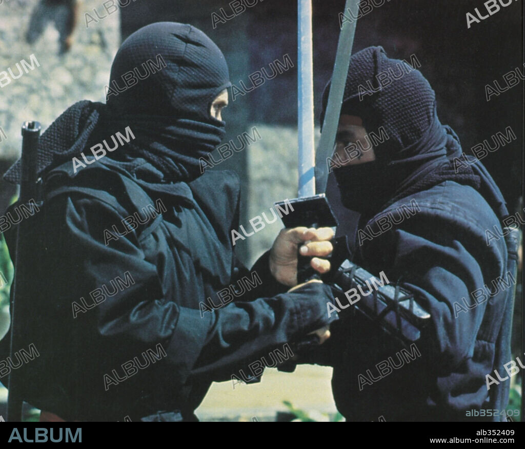 MICHAEL DUDIKOFF in AMERICAN NINJA, 1985, directed by SAM FIRSTENBERG. Copyright CANNON FILMS.