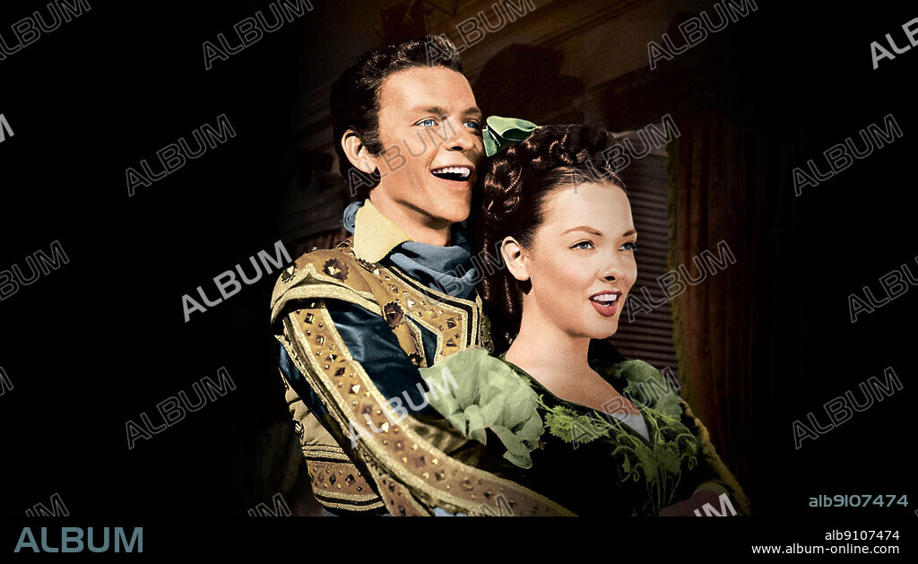 FRANK SINATRA y KATHRYN GRAYSON en ME BESO UN BANDIDO, 1948 (THE KISSING BANDIT), dirigida por LASZLO BENEDEK. Copyright M.G.M.