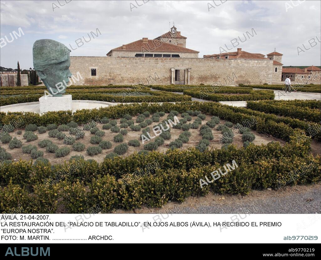 Ávila, 04-21-2007.The restoration of the ¿Palace of Tabladillo¿, in Ojos Albos (Ávila), has received the ¿Europa Nostra¿ Award. Photo: M. Martin. .................... Archdc.