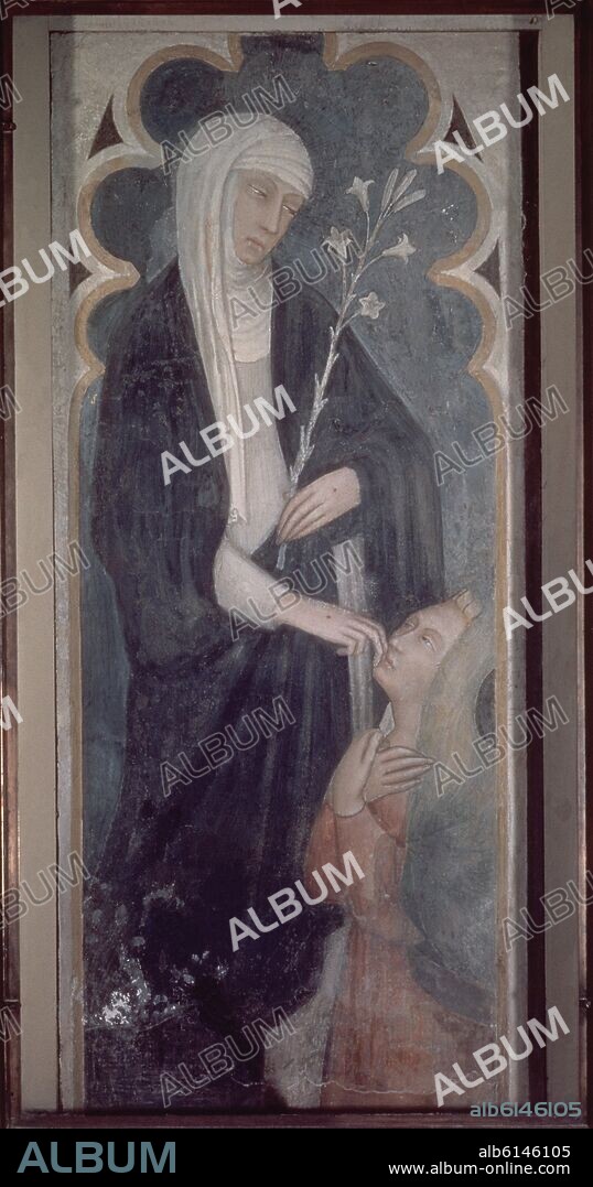 ANDREA VANNI. SANTA CATALINA DE SIENA - SIGLO XV - PRIMER RENACIMIENTO.