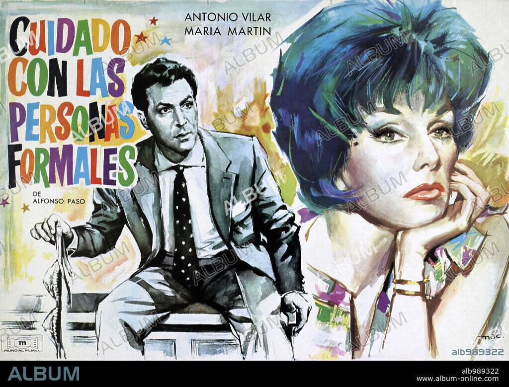 Poster de CUIDADO CON LAS PERSONAS FORMALES, 1961, dirigida por AGUSTIN NAVARRO. Copyright BRIO P.C.