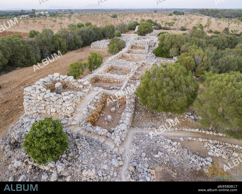poblado prehistórico de Capocorb Vell. Llucmajor, Mallorca, balearic islands, spain, europe.