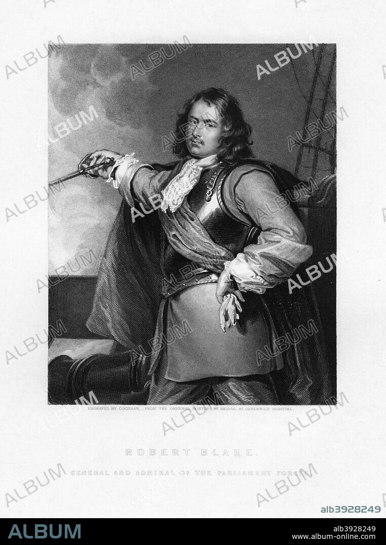 Robert Blake, English admiral, (1836). Blake (1599-1657), as commander of the navy of Oliver Cromwell's Commonwealth, became one of the most renowned seamen in English history.