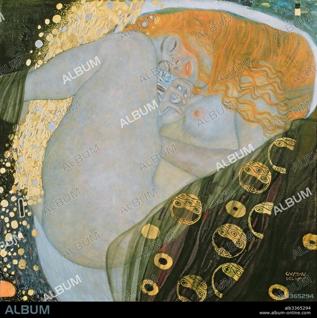 GUSTAV KLIMT. Danae.