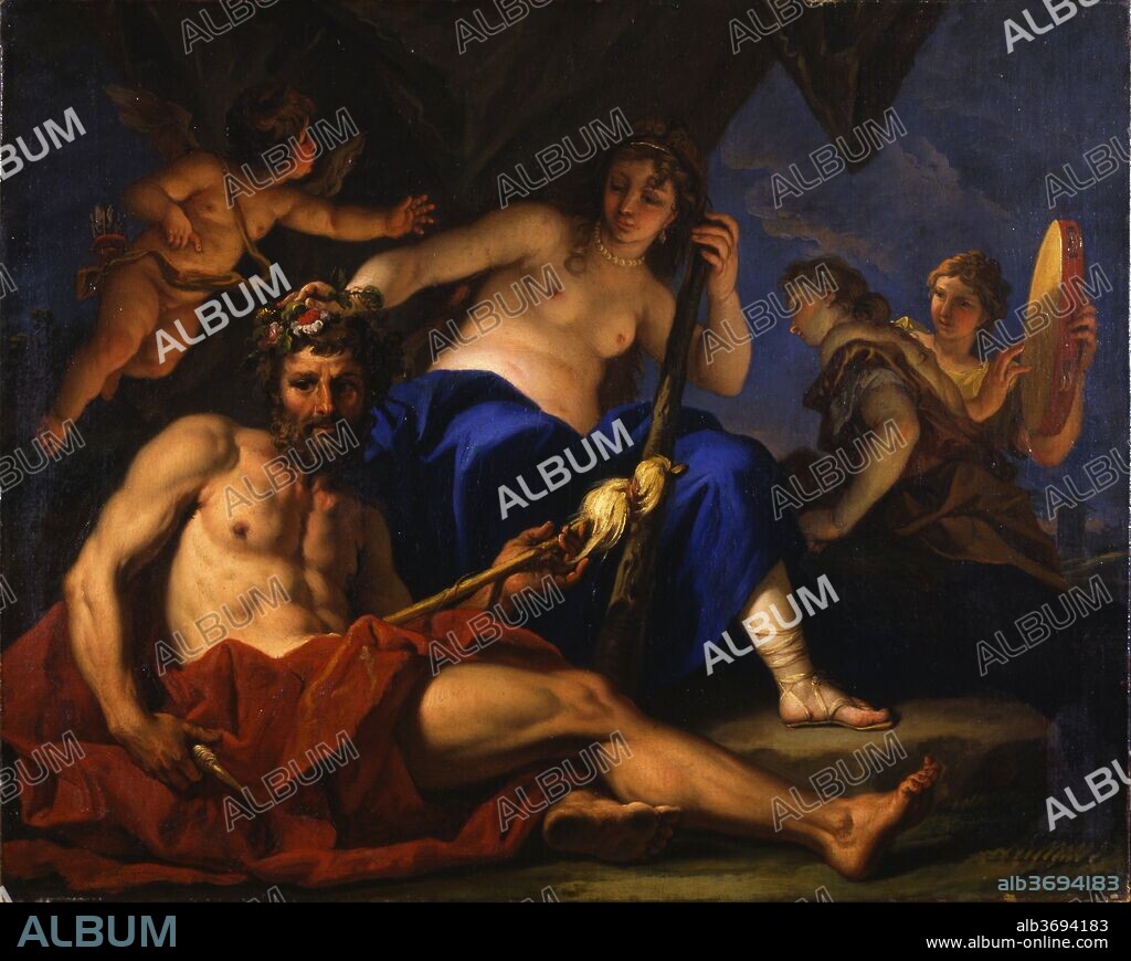 RICCI, SEBASTIANO (PEINTRE, 1659-1734). Hercules and Omphale.