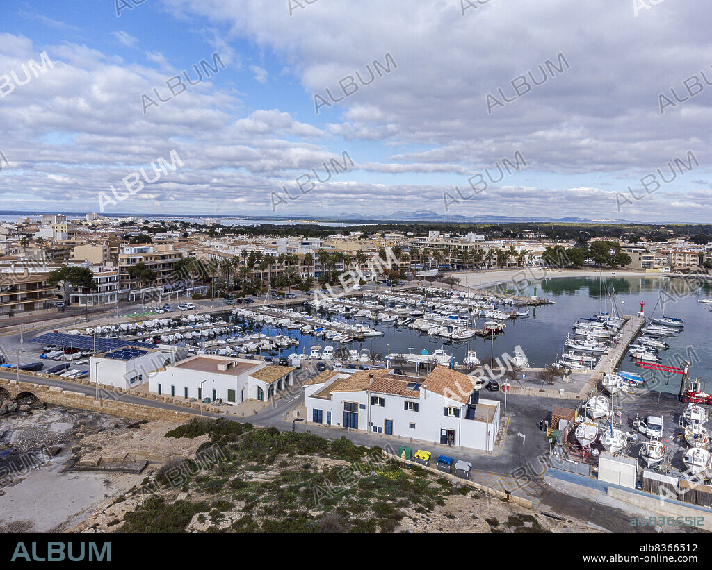 Colònia de Sant Jordi port, ses Salines, Mallorca, Balearic Islands, Spain.
