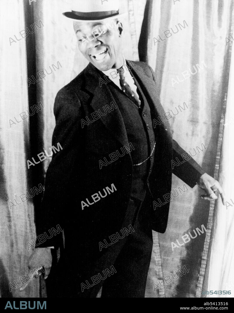 Bill (Bojangles) Robinson (May 25, 1878 - November 25, 1949) was an African-American tap dancer, actor, and singer. His career mirrored changes in American entertainment tastes and technology; minstrel shows, vaudeville, Broadway theatre, the recording industry, Hollywood films, radio and television. He is best known for his dancing with Shirley Temple in a series of 1930s films, and for starring in the musical Stormy Weather (1943), loosely based on his own life. Despite being the highest-paid black performer of the time, Robinson died penniless, and his funeral was paid for by longtime friend Ed Sullivan. Carl Van Vechten, 1933 (cropped and cleaned).