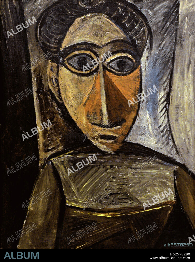 PABLO PICASSO. Pablo Ruiz Picasso (1881-1973). Spanish painter. Woman, 1907. National Gallery. Prague. Czech Republic.