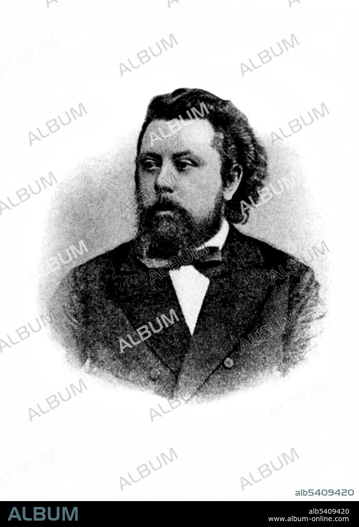 Modest Petrovich Mussorgsky (March 21, 1839 - March 28, 1881) was a Russian composer, one of the group known as, The Mighty Handful. He was an innovator of Russian music in the romantic period and strove to achieve a Russian musical identity. Many of his works were inspired by Russian history and Russian folklore.