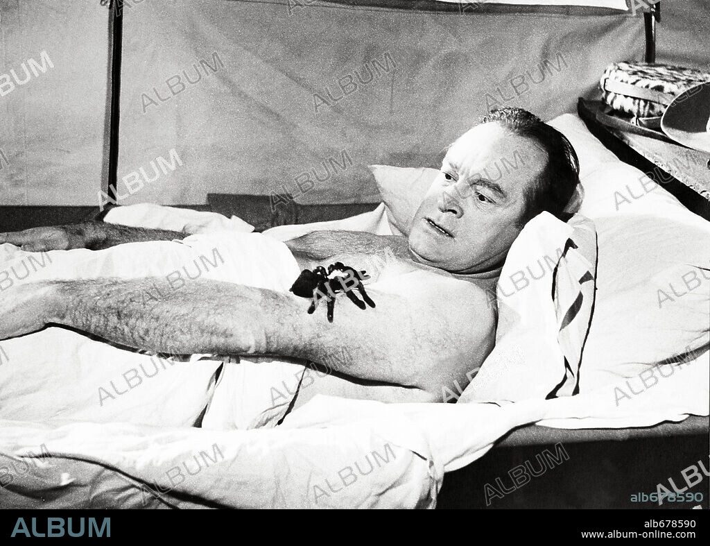 BOB HOPE in CALL ME BWANA, 1963, directed by GORDON DOUGLAS. Copyright UNITED ARTISTS/EON PRODS.