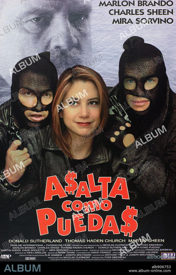 Poster de ASALTA COMO PUEDAS, 1998 (FREE MONEY), dirigida por YVES SIMONEAU. Copyright FILMLINE INTERNATIONAL INC.