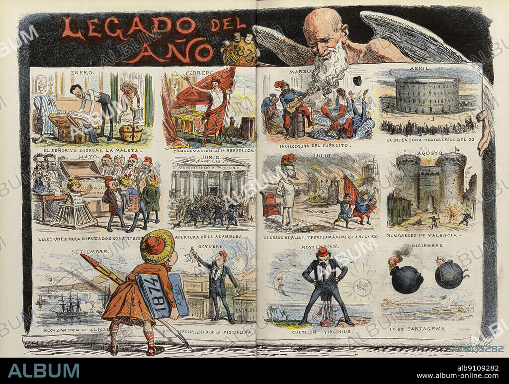 Legado del año 1873, España, La Madeja Política, 25 diciembre 1873.