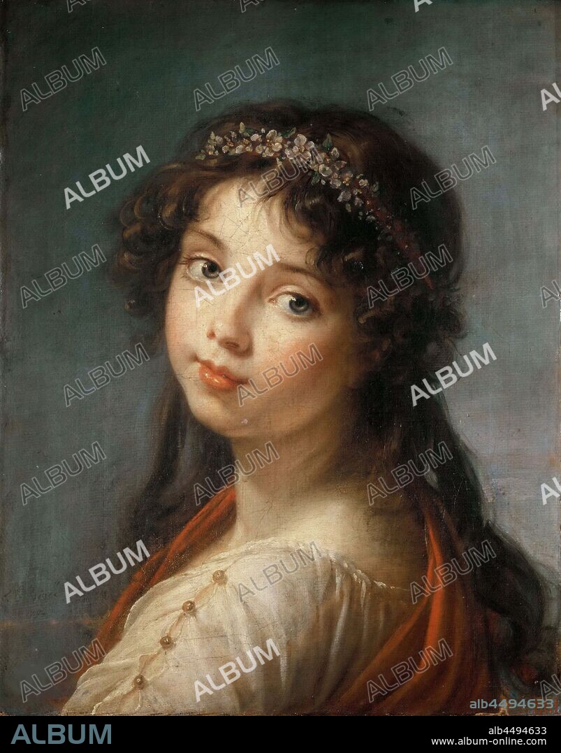 ÉLISABETH LOUISE VIGéE LE BRUN. Portrait of the artist's Daughter (Jeanne-Lucie-Louise, dite Julie).