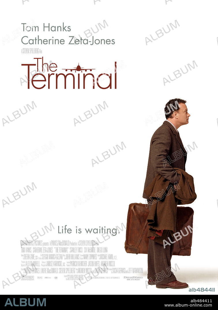 Poster de LA TERMINAL, 2004 (THE TERMINAL), dirigida por STEVEN SPIELBERG. Copyright DREAMWORKS SKG/AMBLIN.