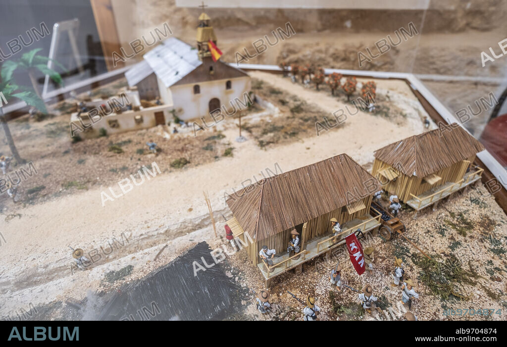 siege of Baler, Philippines, July 1, 1898-June 2, 1899, 1:56 scale, Majorca, Balearic Islands, Spain.