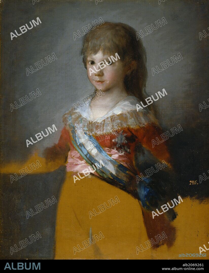 Francisco de Goya y Lucientes / 'Francisco de Paula Antonio de Borbón y Borbón-Parma, infante de España', 1800, Escuela Española, Óleo sobre Lienzo, 74 cm x 60 cm, P00730.