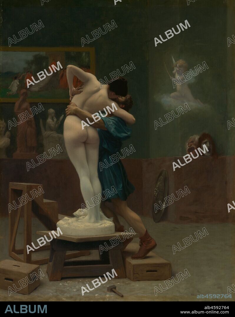 JEAN LEON GEROME. Pygmalion and Galatea, ca. 1890.