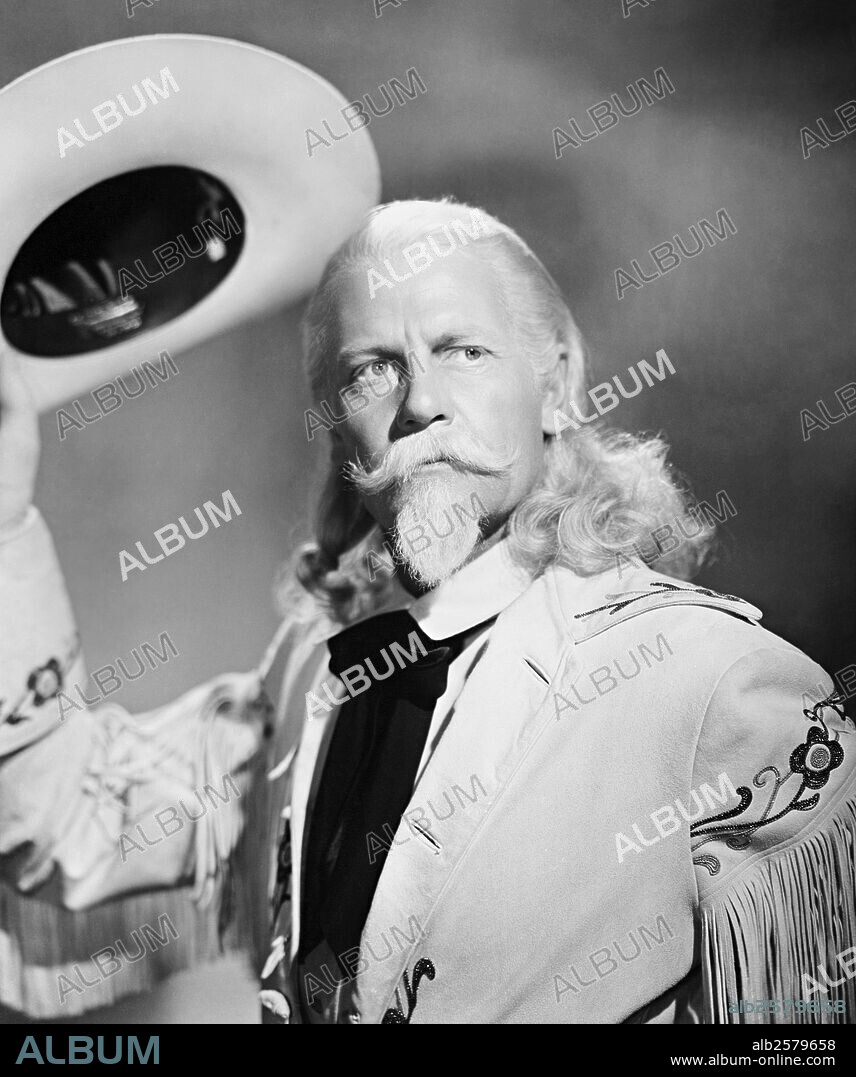 JOEL MCCREA en LAS AVENTURAS DE BUFFALO BILL, 1944 (BUFFALO BILL), dirigida por WILLIAM A. WELLMAN. Copyright 20TH CENTURY FOX.