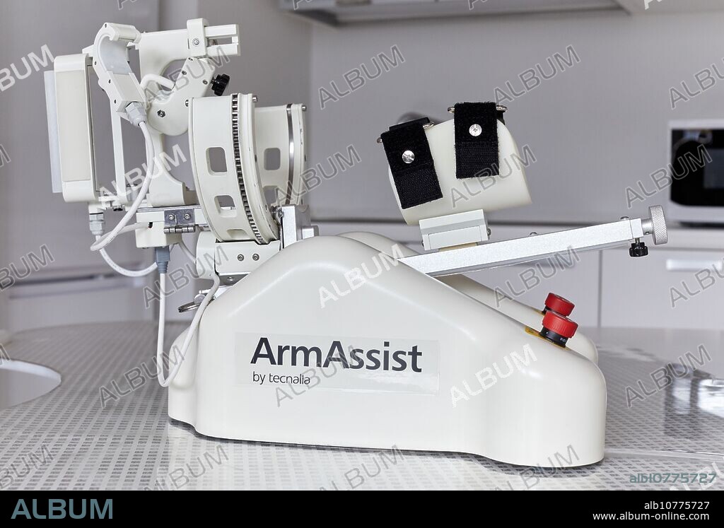 Assistive robot for upper limb rehabilitation, The robot ArmAssist allows passive, assisted and active training of the arm and hand, allowing the treatment of most of the stroke patients. Medical device for neurological treatment.The software platform allows remote patient progress assessment and management of the therapy based on serious games, which motivate patients to actively participate in their rehabilitation and maximize the outcome, Lab Home, Unit of Health Technology, Technology Centre, Tecnalia Research & Innovation, Donostia, San Sebastian, Gipuzkoa, Basque Country, Spain.