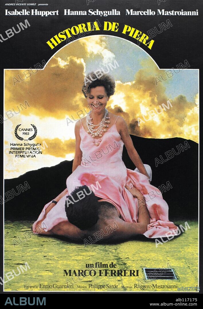 Poster of STORIA DI PIERA, 1983, directed by MARCO FERRERI. Copyright SARA FILMS.