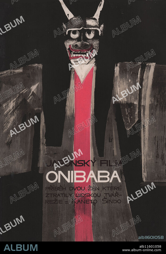 HERMINA MELICHAROVA. Movie poster "Onibaba" by Kaneto Shindo.