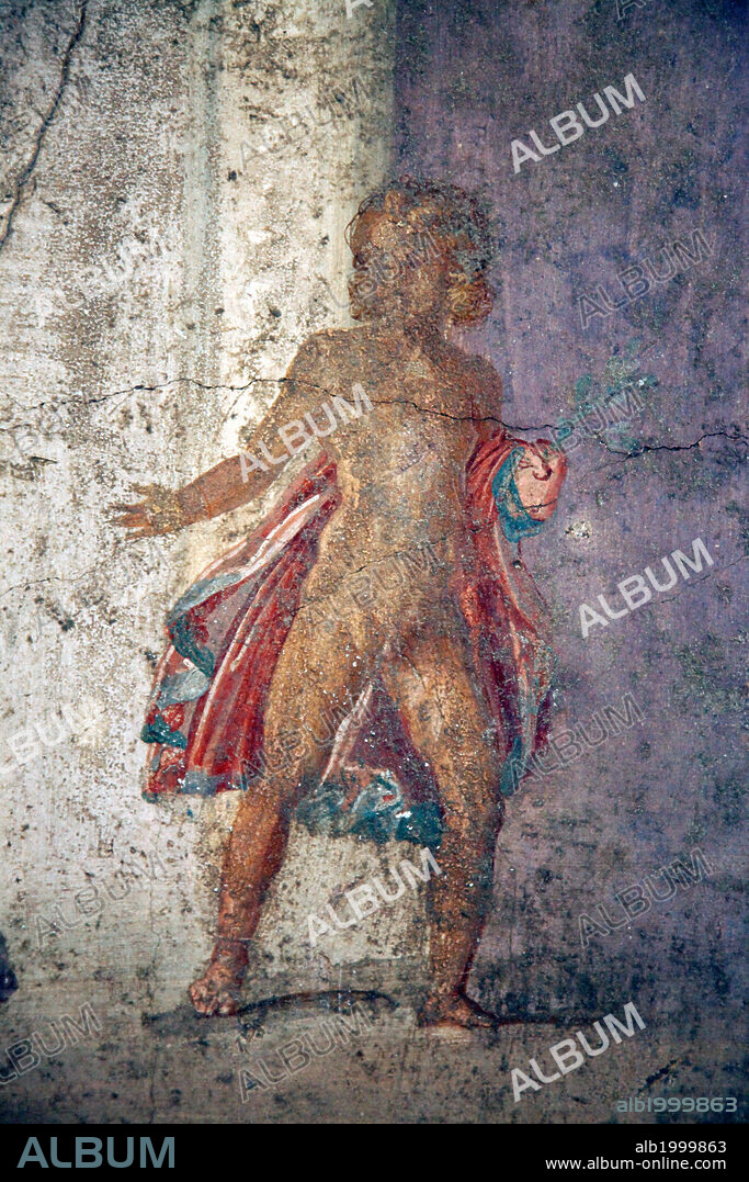 Italy, Naples, Naples Museum, from Pompeii, House of Jason (IX 5, 18), Medea.