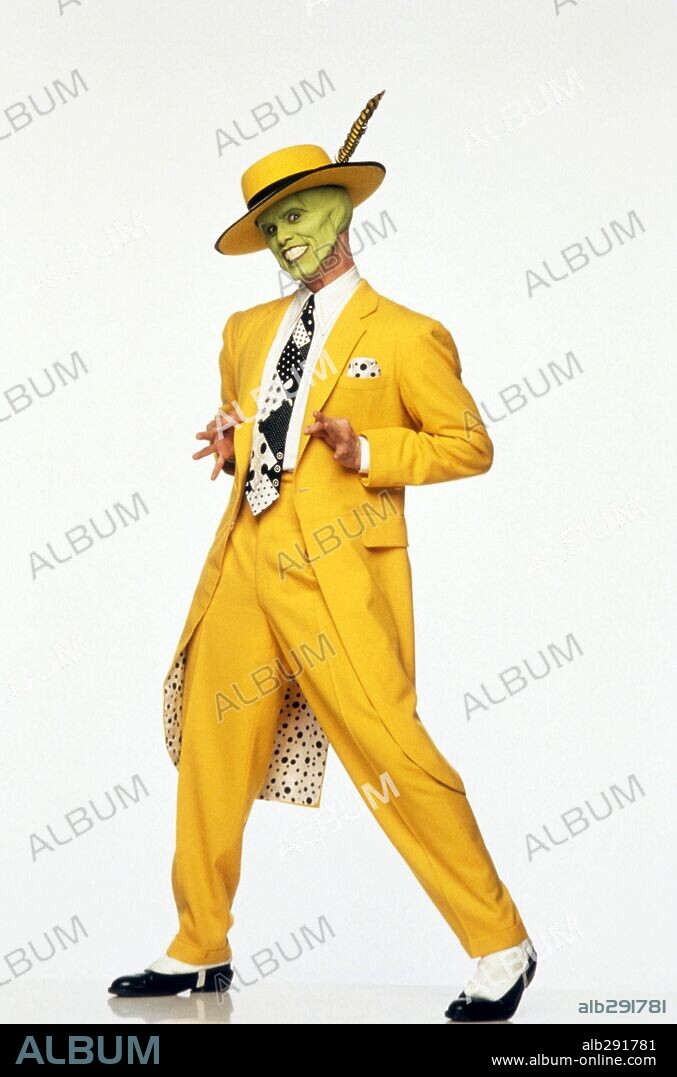 JIM CARREY en LA MÁSCARA, 1994 (THE MASK), dirigida por CHUCK RUSSELL. Copyright NEW LINE PRODUCTIONS.