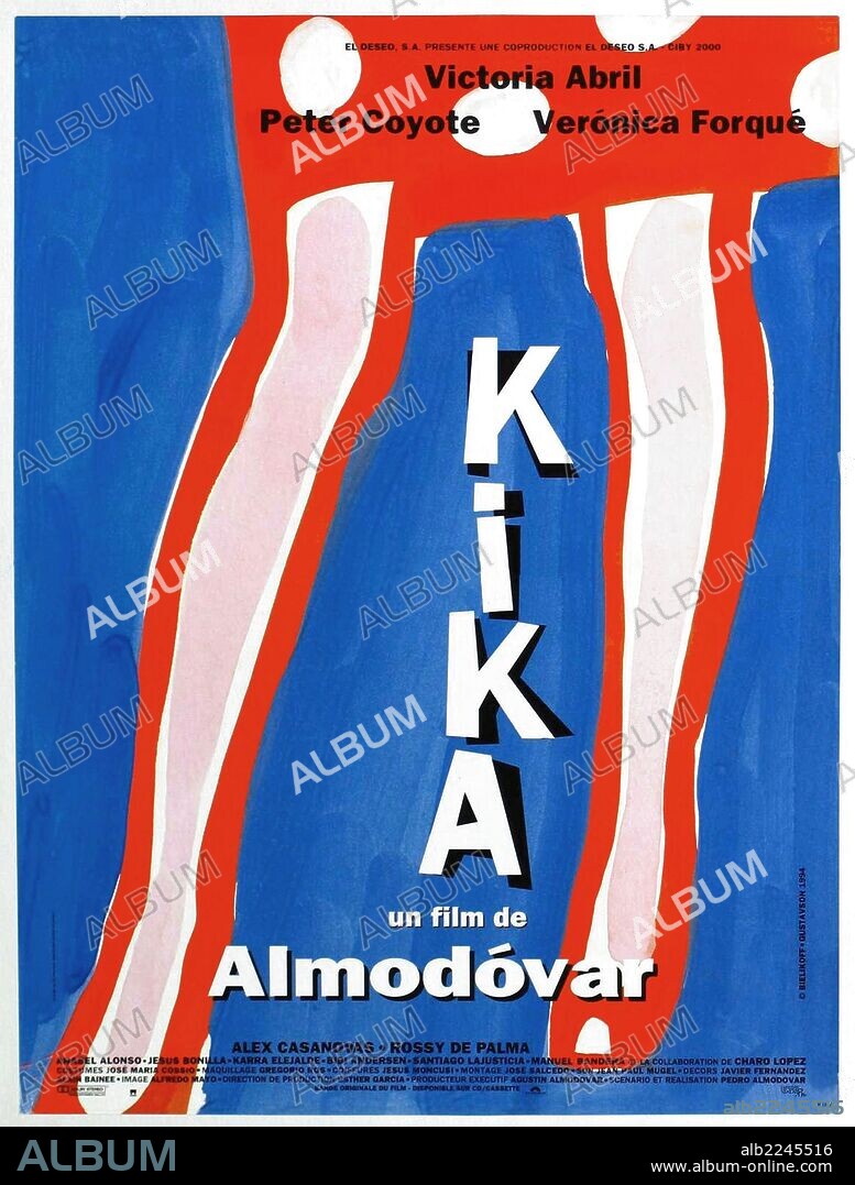Poster de KIKA, 1993, dirigida por PEDRO ALMODOVAR. Copyright EL DESEO S.A.