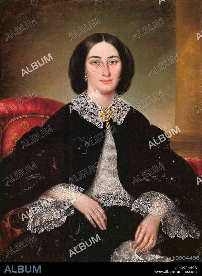 RICHARD NOBLE. Elizabeth Solomon. Date/Period: 1862. Painting. Oil on canvas. Height: 910 mm (35.82 in); Width: 710 mm (27.95 in).