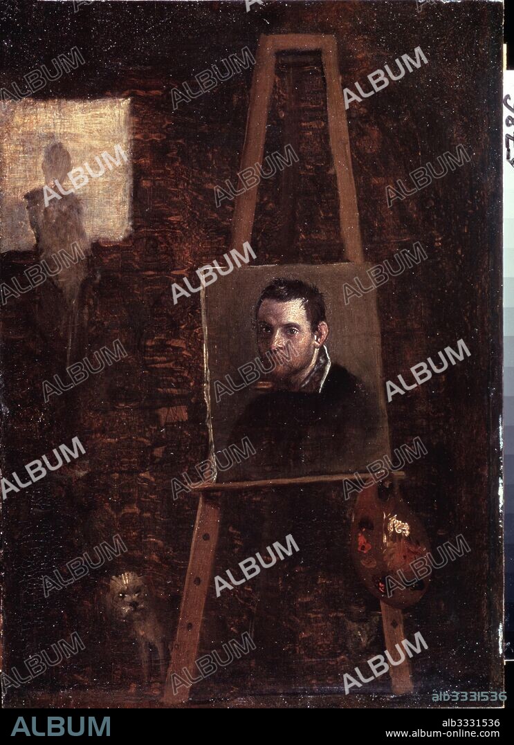 ANNIBALE CARRACCI. Self-portrait.
