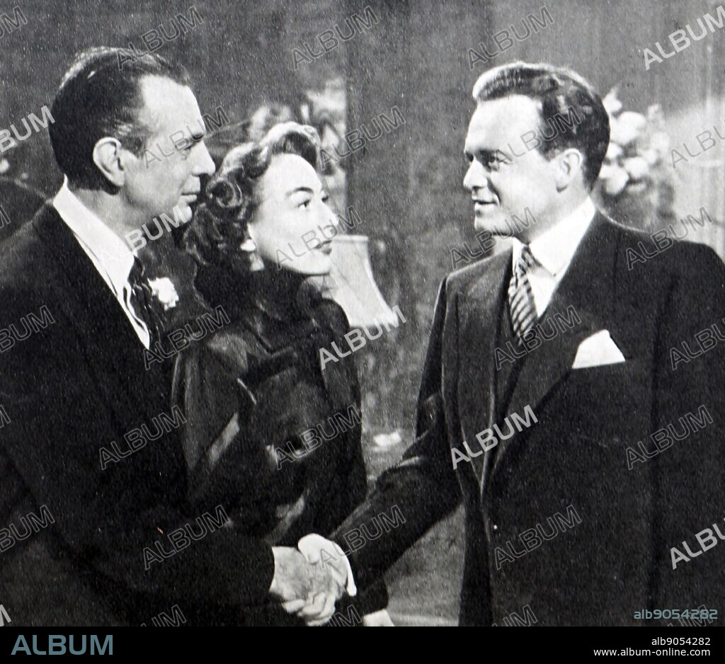 Film still from 'Possessed' starring Joan Crawford, Van Heflin, Raymond Massey, and Geraldine Brooks.