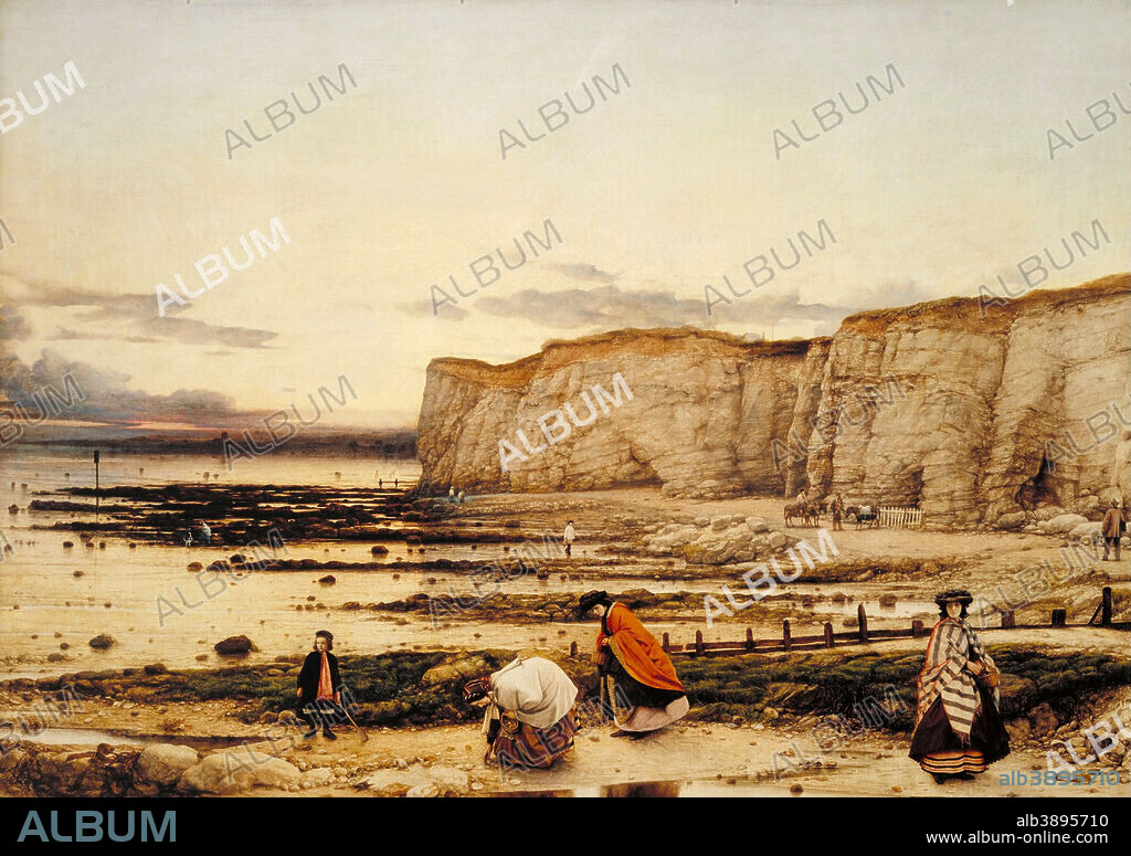 WILLIAM DYCE. Pegwell Bay, Kent - a Recollection of October 5th 1858. Date/Period: Ca. 1858. Painting. Oil on canvas. Height: 635 cm (20.8 ft); Width: 889 cm (29.1 ft).