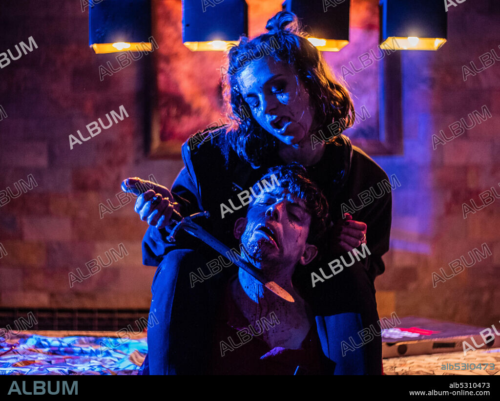 DIANA PEÑALVER in THE NANNY'S NIGHT, 2021, directed by IGNACIO LOPEZ. Copyright Panic in Frames.