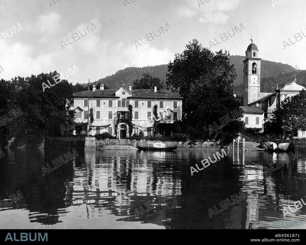 Italy, Lombardy, Lake Como, Villa Trotti and San Giovanni in Bellagio, 1910-20.